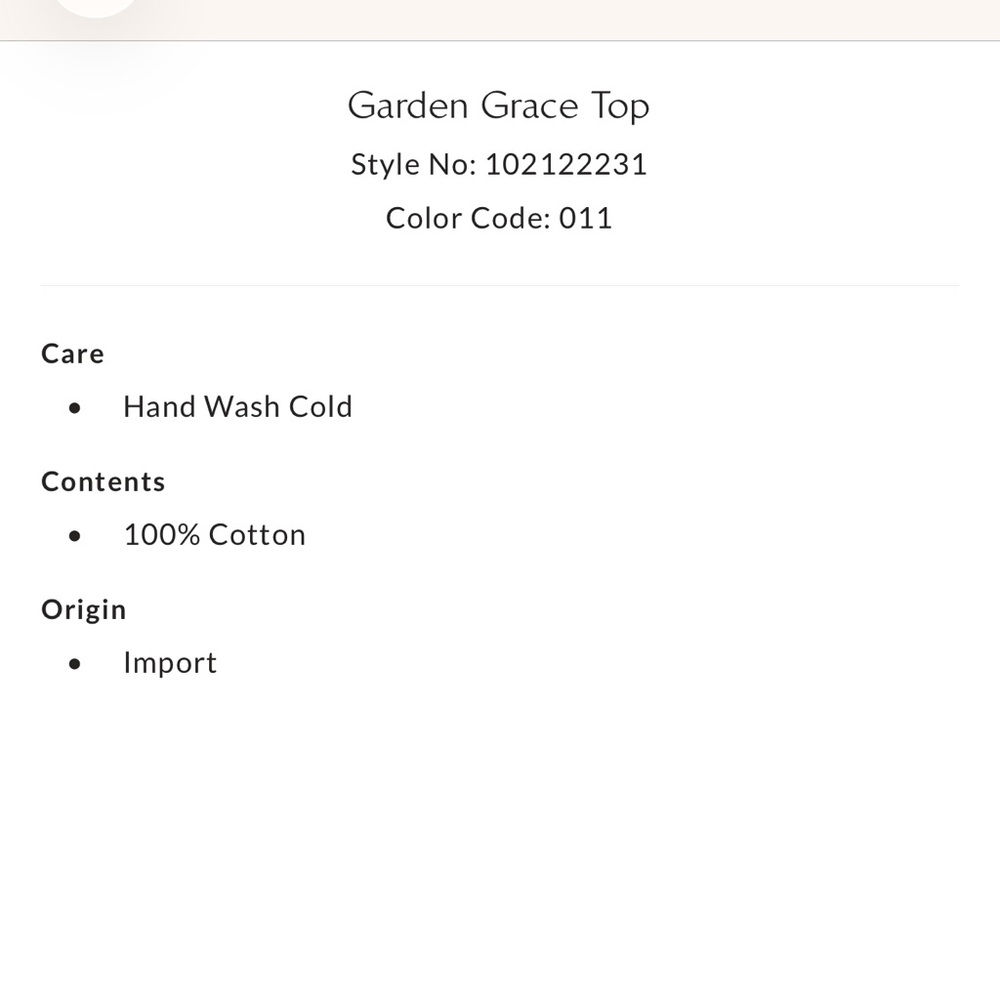 Free People Garden Grace Embroidered Top- Black Combo - Picture 6 of 7